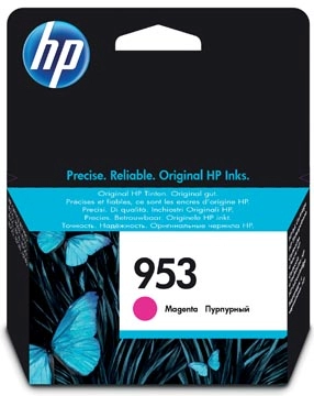 Een HP inktcartridge 953, 630 pagina's, OEM F6U13AE, magenta koop je bij best4office