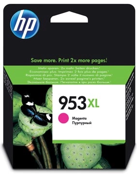 Een HP inktcartridge 953XL, 1.450 pagina's, OEM F6U17AE, magenta koop je bij best4office