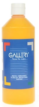 Een Gallery plakkaatverf, flacon van 500 ml, donkergeel koop je bij best4office