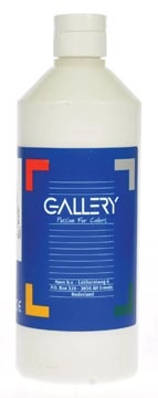 Een Gallery plakkaatverf, flacon van 500 ml, wit koop je bij best4office