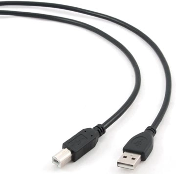 Een Cablexpert USB 2.0 kabel, USB A-stekker/USB B-stekker, 1,8 m koop je bij best4office