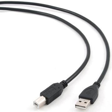 Een Cablexpert USB 2.0 kabel, USB A-stekker/USB B-stekker, 3 m koop je bij Muys Kantoor & Kado