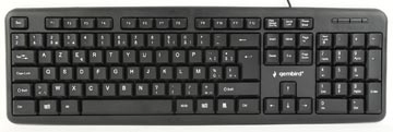 Een Gembird standaard toetsenbord AZERTY koop je bij best4office