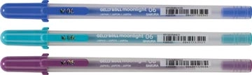 Een Sakura roller Gelly Roll Moonlight, etui van 3 stuks Galaxy koop je bij best4office