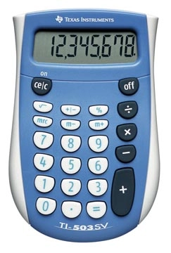 Een Texas zakrekenmachine TI-503 SV koop je bij best4office