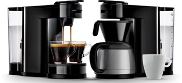 Een Philips Senseo Switch koffiezetapparaat, voor filterkoffie en koffiepads koop je bij Muys Kantoor & Kado