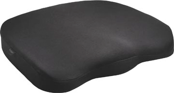 Een Kensington ergonomisch stoelkussen uit Memory Foam, zwart koop je bij Muys Kantoor & Kado