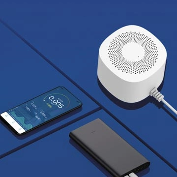 Een Kokoon Air Protect mini luchtkwaliteitmeter, Bluetooth connectie koop je bij Muys Kantoor & Kado