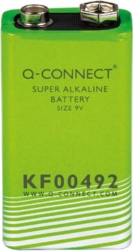 Een Q-CONNECT batterij alkaline 6LR61 MN1604 9.0V koop je bij Muys Kantoor & Kado