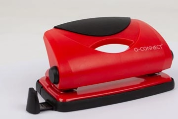 Een Q-CONNECT perforator Light Duty, 10 blad, rood koop je bij best4office