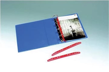 Een Q-CONNECT Magi-Clips archiefbinder, rood, doos van 100 stuks koop je bij best4office