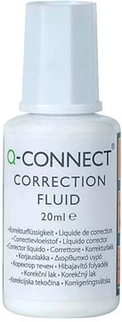 Een Q-CONNECT correctievloeistof flesje van 20 ml koop je bij Muys Kantoor & Kado