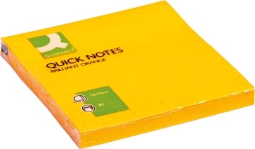 Een Q-CONNECT Quick Notes, ft 76 x 76 mm, 80 vel, neonoranje koop je bij best4office