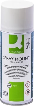 Een Q-CONNECT Quick Mount spray, permanent, spuitbus van 400 ml koop je bij Muys Kantoor & Kado