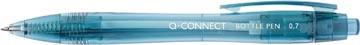 Een Q-CONNECT balpen Recycling PET, 0,7 mm, medium punt, blauw koop je bij best4office