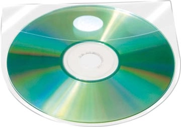 Een Q-CONNECT CD hoes zelfklevend met tab PP 10 stuks koop je bij best4office