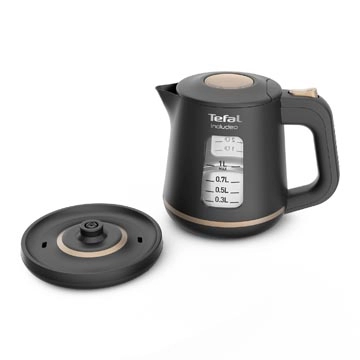 Een Tefal Includeo waterkoker, 1 liter, zwart koop je bij Muys Kantoor & Kado