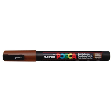 Een Uni POSCA paintmarker PC-1MC, 0,7 mm, bruin koop je bij best4office