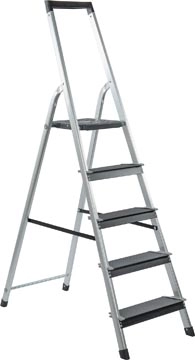 Een Galico trapladder aluminium power step, 5 treden koop je bij best4office