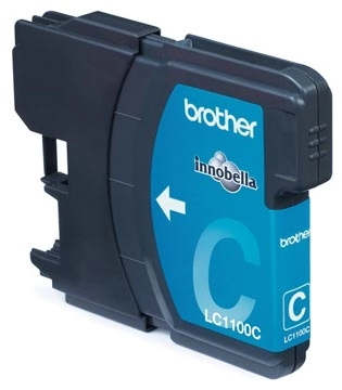 Een Brother inktcartridge, 325 pagina's - OEM: LC-1100C, cyaan koop je bij Muys Kantoor & Kado