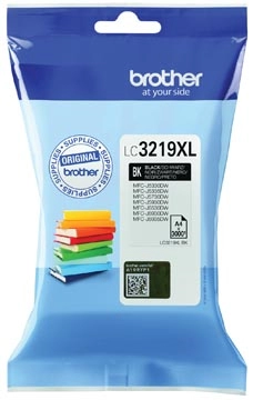 Een Brother inktcartridge, 3.000 pagina's, OEM LC-3219BK, zwart koop je bij best4office