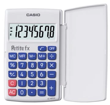 Een Casio zakrekenmachine Petite FX, wit koop je bij best4office