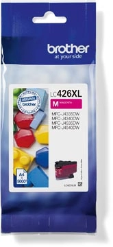 Een Brother inktcartridge, 5.000 pagina's, OEM LC-426XLM, magenta koop je bij best4office