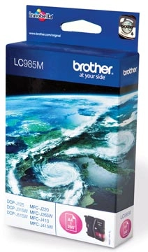 Een Brother inktcartridge, 260 pagina's, OEM LC-985M, magenta koop je bij best4office