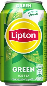 Een Lipton Ice Tea Green, blik van 33 cl, pak van 24 stuks koop je bij Muys Kantoor & Kado