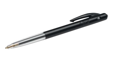 Een Bic balpen M10 Clic schrijfbreedte 0,4 mm, medium punt, zwart koop je bij Muys Kantoor & Kado