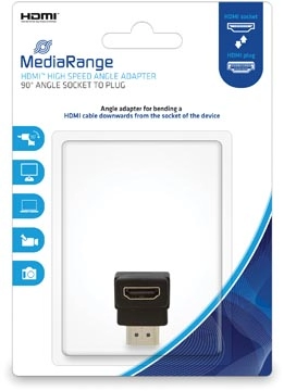 Een HDMI High Speed Hoek-adapter, 90 graden, Contrastekker/stekker koop je bij best4office