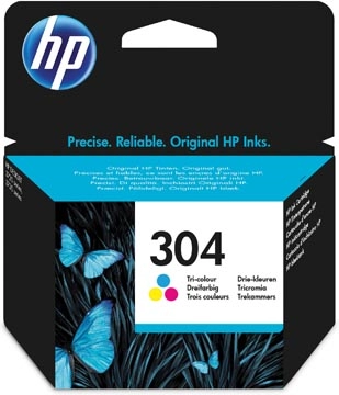 Een HP inktcartridge 304, 100 pagina's, OEM N9K05AE, 3 kleuren koop je bij best4office