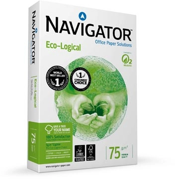 Een Navigator Eco-Logical printpapier ft A3, 75 g, pak van 500 vel koop je bij best4office