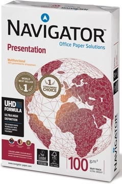 Een Navigator Presentation presentatiepapier ft A3, 100 g, pak van 500 vel koop je bij best4office