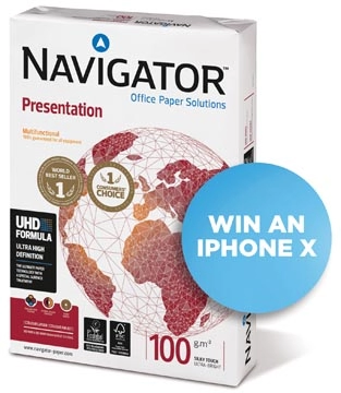 Een Navigator Presentation presentatiepapier ft A4, 100 g, pak van 500 vel koop je bij best4office