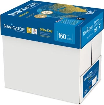 Een Navigator Office Card presentatiepapier ft A4, 160 g, pak van 250 vel koop je bij best4office