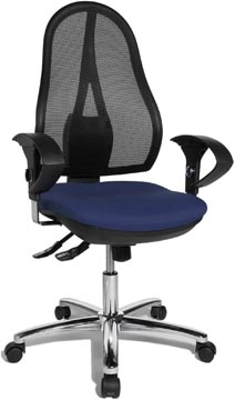 Een Topstar bureaustoel Open Point SY Deluxe, blauw koop je bij best4office