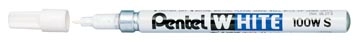 Een Pentel Paint Marker White schrijfpunt: 2 mm, schrijfbreedte: 1,8 mm koop je bij best4office