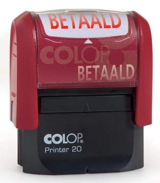 Een Colop formulestempel Printer tekst: BETAALD koop je bij best4office