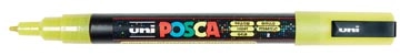 Een Posca paintmarker PC-3M glitter geel koop je bij best4office