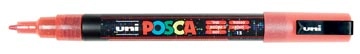 Een Posca paintmarker PC-3M glitter rood koop je bij best4office