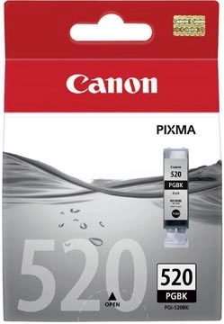 Een Canon inktcartridge PGI520BK, 324 pagina's, OEM 2932B001, zwart koop je bij Muys Kantoor & Kado