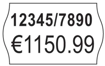 Een Avery PLP1626 etiketten voor prijstang permanent, ft 26 x 16 mm, 12 000 etiketten, wit koop je bij Muys Kantoor & Kado