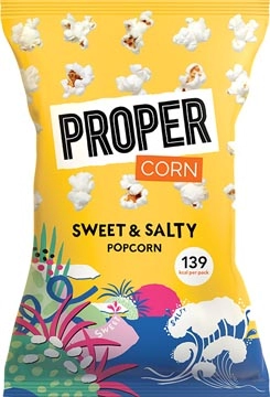 Een Proper popcorn Sweet & Salty, zak van 30 g koop je bij Muys Kantoor & Kado