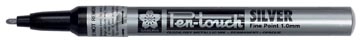 Een Sakura paint Marker Pen-Touch punt van 1 mm, zilver koop je bij best4office