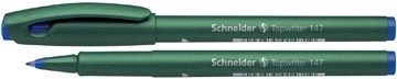 Een Schneider fineliner topwriter 147 blauw koop je bij best4office