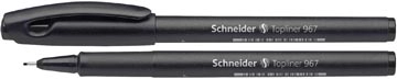 Een Schneider Fineliner Topliner 967 zwart koop je bij Muys Kantoor & Kado