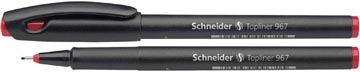 Een Schneider Fineliner Topliner 967 rood koop je bij Muys Kantoor & Kado