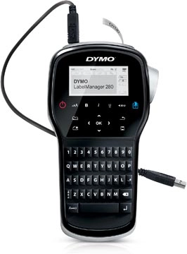 Een Dymo beletteringsysteem LabelManager 280, qwerty koop je bij Muys Kantoor & Kado