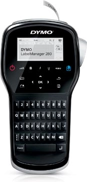 Een Dymo beletteringsysteem LabelManager 280, qwerty koop je bij Muys Kantoor & Kado